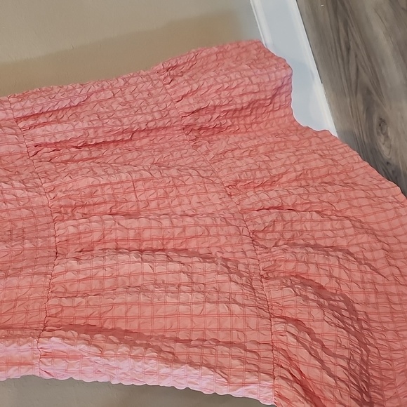 NWT Simply Southern Pink White Ruffled Sundress Womens Size Large - Picture 3 of 6